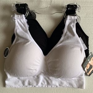 Delta Burke Seamless Padded Bra Set 1X 2X 3X